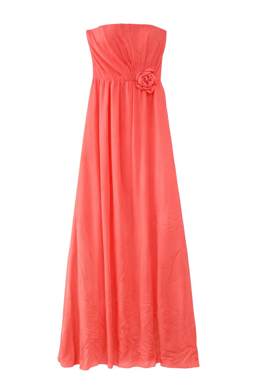 robe longue corail élégante
